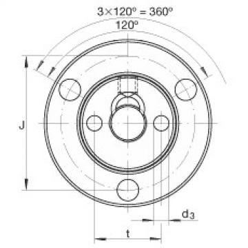 FAG Axial conical thrust cage needle roller bearings - ZAXFM0835