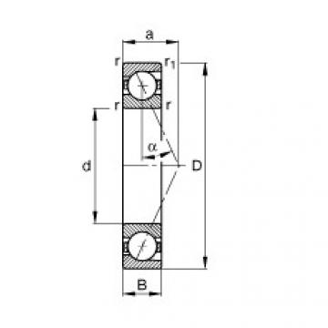 FAG Spindle bearings - B71900-E-T-P4S