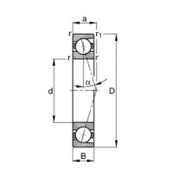 FAG Spindle bearings - B7001-C-T-P4S