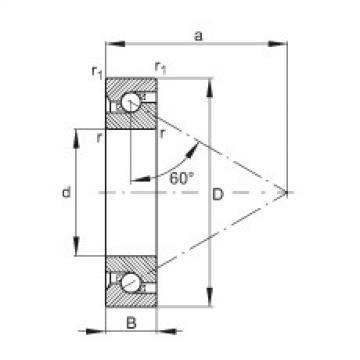 FAG Axial angular contact ball bearings - 7602017-TVP