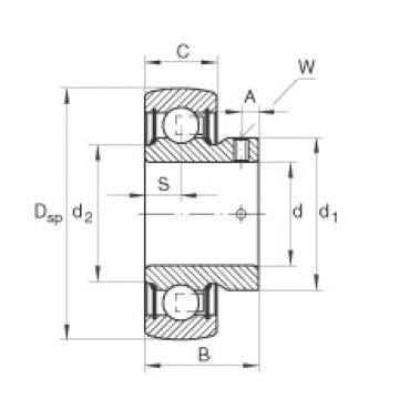 FAG Radial insert ball bearings - AY12-XL-NPP-B