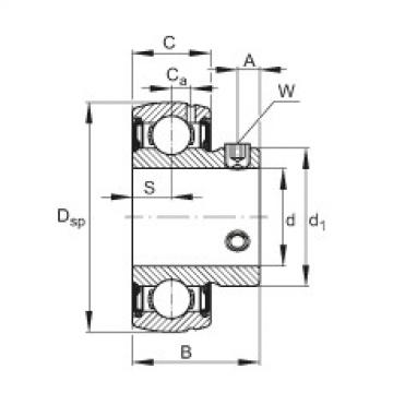 FAG Radial insert ball bearings - SUB204