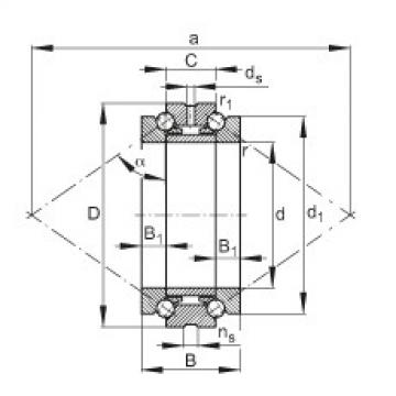 FAG Axial angular contact ball bearings - 234414-M-SP