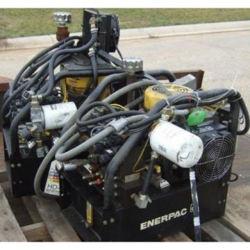 2 ENERPAC HYDRAULIC PUMPS WITH PARKER VALVES