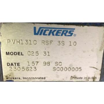 Rebuilt Vickers PVH131C RSF 3S 10 MODEL C25 31 W/ WARRANTY
