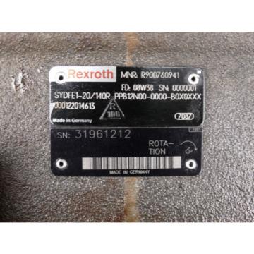 Rexroth Bosch hydraulic pump  SYDFE1-20/140R-PPB12N00-0000-B0X0XXX / R900760941