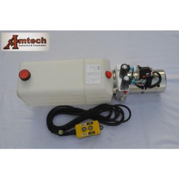 12V Double Acting Hydraulic Power Unit,  6 Liter Poly Tank, OEM Quality