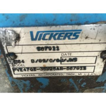 Vickers PVE47QI Hydraulic Pump
