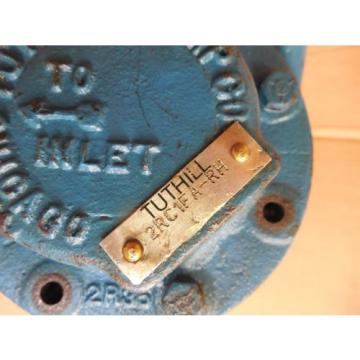 Tuthill Hydraulic Gear Pump 2RC1FA-RH 1&#034; NPT 5/8&#034; DIA Shaft Used