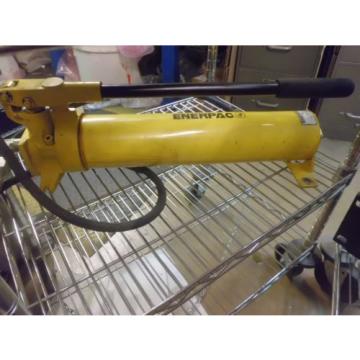 Enerpac P-80 2 Speed Steel Hand Pump WITH HYDRAULIC HOSE AND FITTINGS