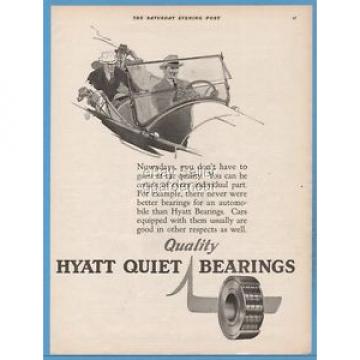 1922 Hyatt Roller Bearings Harrison NJ General Motors Golf Vintage Car Parts Ad