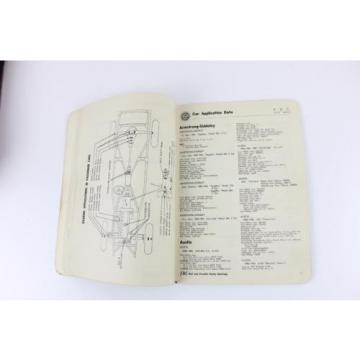 BSC Bearings car truck &amp; bike 1957 parts book