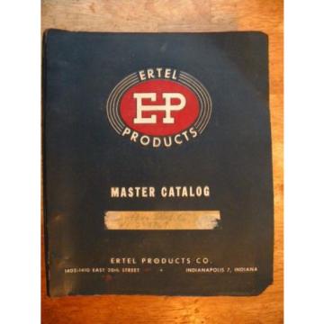 1963 ERTEL PRODUCTS CATALOG ENGINE PARTS BEARINGS VALVES PISTONS BUS TRUCK CAR
