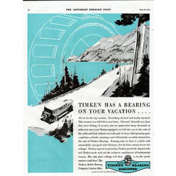 1931 Timken Roller Bearings car ad -82 year old ad---\937