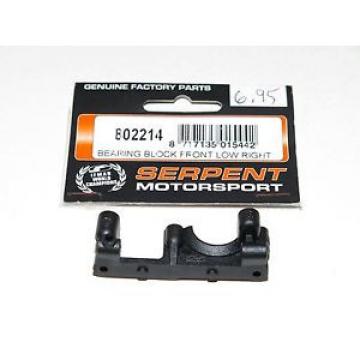 S977-1127 serpent 710 1/10 on-road car (#802214) Bearing Block Front Low Right )