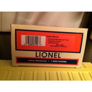 Lionel 81196 Timken Roller Bearing Freight Box Car Made in USA! New in Box!