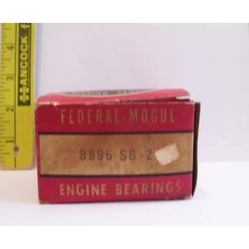 VINTAGE FEDERAL MOGAL ENGINE BEARINGS WITH BOX CAR PART 9896 SB 2