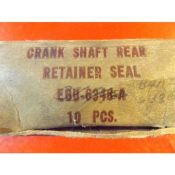 NOS 1954 Ford Car 239 V8 engine crankshaft rear main bearing seals B4AZ-6336-A