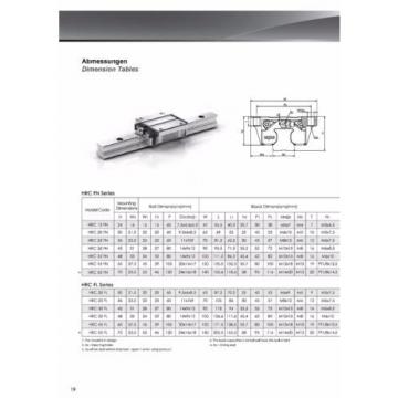 Linear Guide - Recirculating ball bearing - HRC30-MN rail + car) -