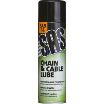Chain Cable Spray Lube Bearing Bike Motorcycle Car Forklift with Graphite SAS14