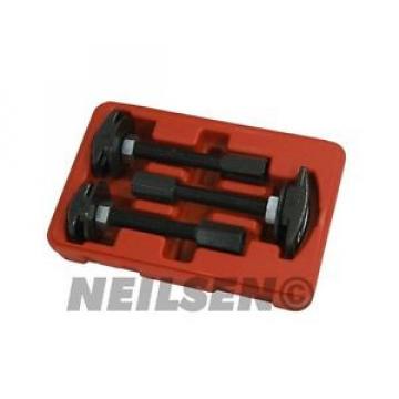 3 Piece Car Auto Repair Rear Axle Bearing Puller Extractor Garage Tool Set New