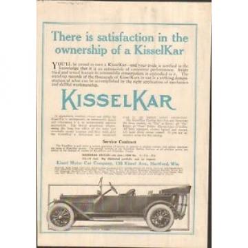 1914 Kissel Kar Motor Car Hartford WI Auto Ad Hess Bright Ball Bearings mc2232