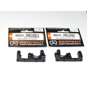 S977-1127 serpent 710 on-road car Bearing Block front low left / right bulkheads