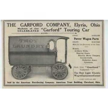 1908 Garford  Touring Elyria OH Auto Ad Timken Roller Bearing Axle Co ma6579