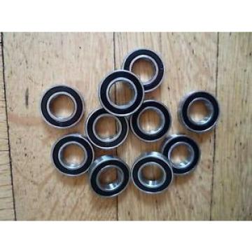10pcs 15 x 28x7mm 6902-2RS Rubber Sealed Model Thin-Section Ball Radial Bearing