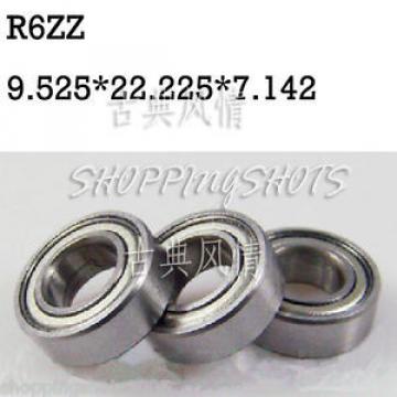 50pcs R6 ZZ 3/8&#034; x 7/8&#034;x 9/32&#034; inch Bearing Miniature Ball Radial Bearings R6ZZ