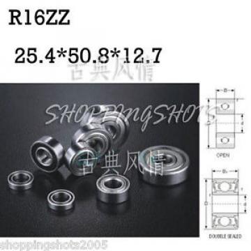 1pcs R16 ZZ 1 x 2 x 1/2&#034; R16ZZ inch Bearing Miniature Ball Radial Bearings R16Z