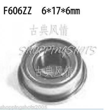 1pc F606ZZ 6x17x6 Flanged 6*17*6 mm F606Z Miniature Ball Radial Bearing F606 ZZ
