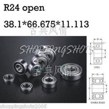 10pcs R24 open 1 1/2&#034; x 2 5/8&#034; x 7/16&#034; inch Miniature Ball Radial Ball Bearings