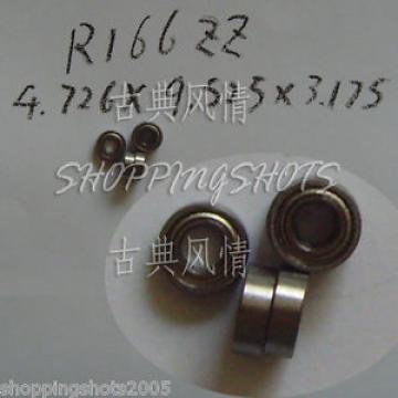 1pcs R166 ZZ 3/16&#034;x 3/8 x 1/8&#034; inch Miniature Ball Radial Ball Bearings R166ZZ