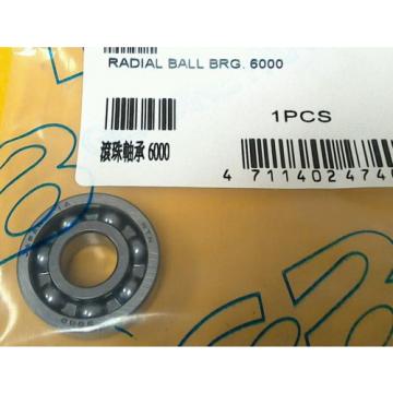 New NTN 6000 Radial Ball Bearing, Open, 10mm Bore Dia