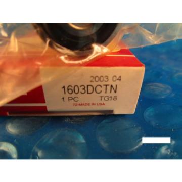 NICE, 1603DCTN, 1603 DCTN, Single Row Radial Bearing