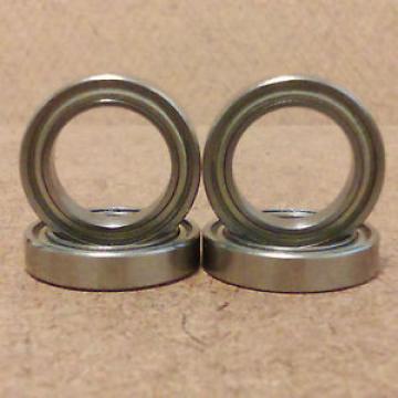 1/8 inch bore. 4 Radial Ball Bearing.Metal.(1/8 X 1/4 X 7/64). Lowest Friction