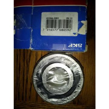 62306-2RS1 Radial Ball Bearing Bore Dia. 30mm OD 72mm Width 27mm Free Shipping