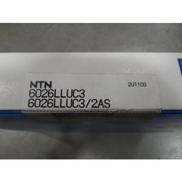 NEW NTN 6026LLUC3/2AS Single Row Radial Ball Bearing
