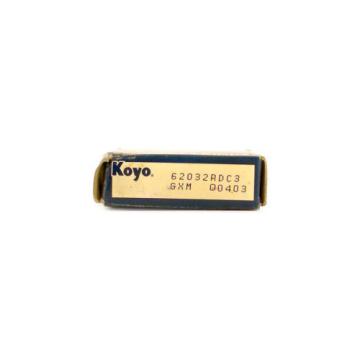 Koyo Bearings Radial Bearing Model 62032RDC3