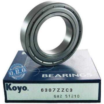 Koyo 6307ZZC3 Radial Deep Groove Ball Bearing 35mm ID 80mm OD 21mm
