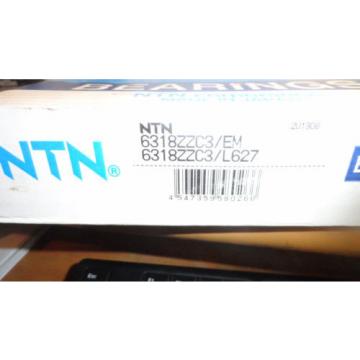 NTN 6318C3 Radial Ball Bearing, 90mm Bore, 190mm OD, 43mm Width