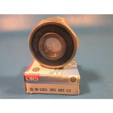 ORS 6201 2RS C3 Single Row Radial Ball Bearing, 6201-2RSC3