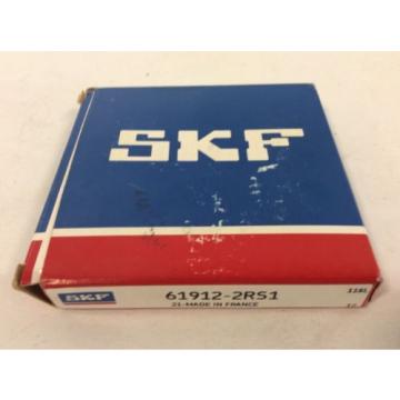 SKF 61912-2RS1 Radial Bearing Single Row Deep Groove Design ABEC 1 Precision