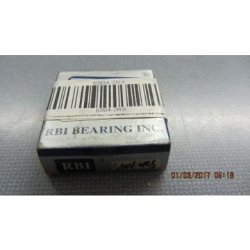 NEW RBI 6304-2RS RADIAL BALL BEARING Fast Free Shipping!!!
