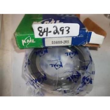 New KML SS6009-2RS Deep Groove Radial Sealed Bearing 45 x 75 x 16mm SS 6009 2RS