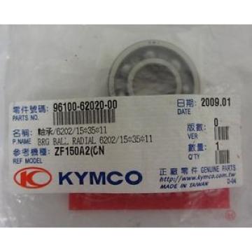 Genuine Kymco Ball Bearing Radial (6202) PN 96100-62020-00