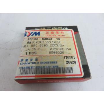 OEM SYM Joyride 150/200 Radial Ball Bearing 6303 PN 69130-63033-10