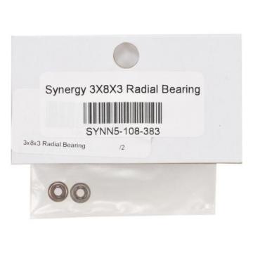 SYN-108-383 Synergy 3x8x3mm Radial Bearing Set (2)