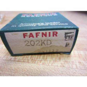 Fafnir Bearing 202KD Radial Ball Bearing Deep Groove 1/2 Sealed 15mm Bore